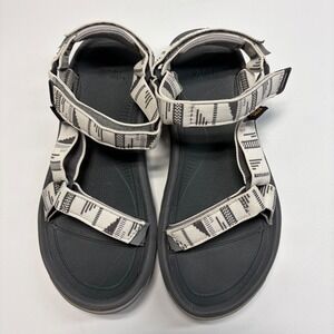 Teva Original Universal Men's 9 Gray Black Geometric Sandals FD1321B